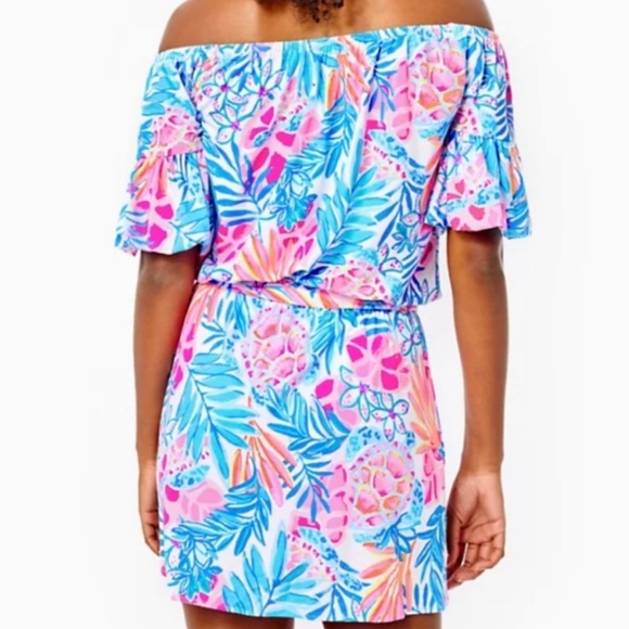 Lilly Pulitzer Samia Romper Small - Picture 3 of 7